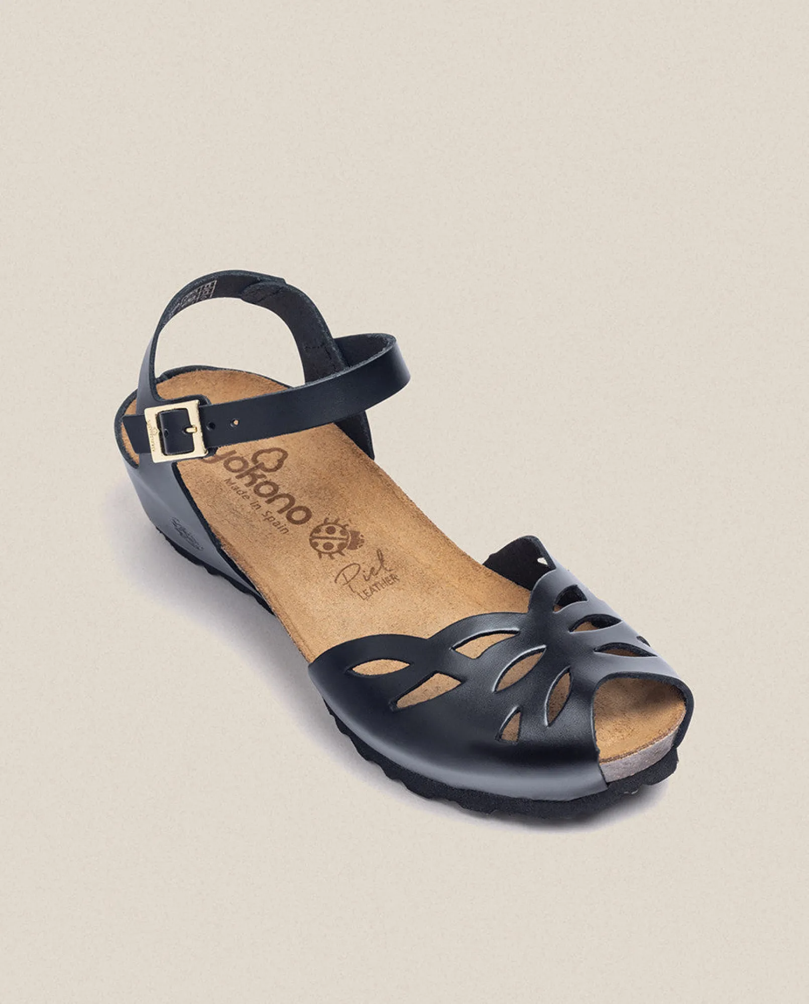 Mujer Yokono Sandalias De Cuña|Sandalia De Cuña Monaco 003 Negro