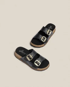 Mujer Yokono Sandalias De Plataforma|Sandalia De Plataforma Oca 013 Negro