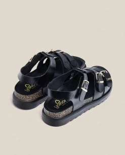Mujer Yokono Sandalias De Plataforma|Sandalia De Plataforma Tunez 114 Negro