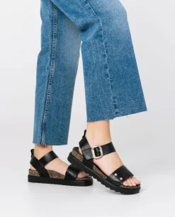 Mujer Yokono Sandalias De Plataforma|Sandalia De Plataforma Tunez 128 Negro