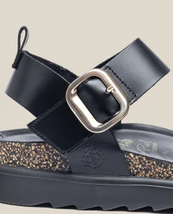Mujer Yokono Sandalias De Plataforma|Sandalia De Plataforma Tunez 128 Negro