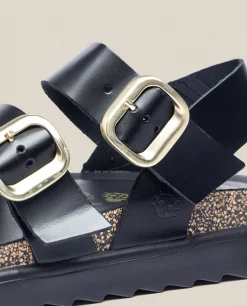 Mujer Yokono Sandalias De Plataforma|Sandalia De Plataforma Tunez 127 Negro