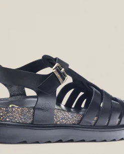 Mujer Yokono Sandalias De Plataforma|Sandalia De Plataforma Tunez 017 Negro