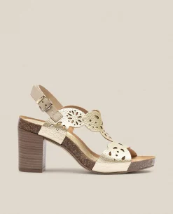 Mujer Yokono Sandalias De Tacón|Sandalia De Tacón Ponza 006 Dorado