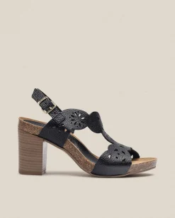Mujer Yokono Sandalias De Tacón|Sandalia De Tacón Ponza 006 Negro