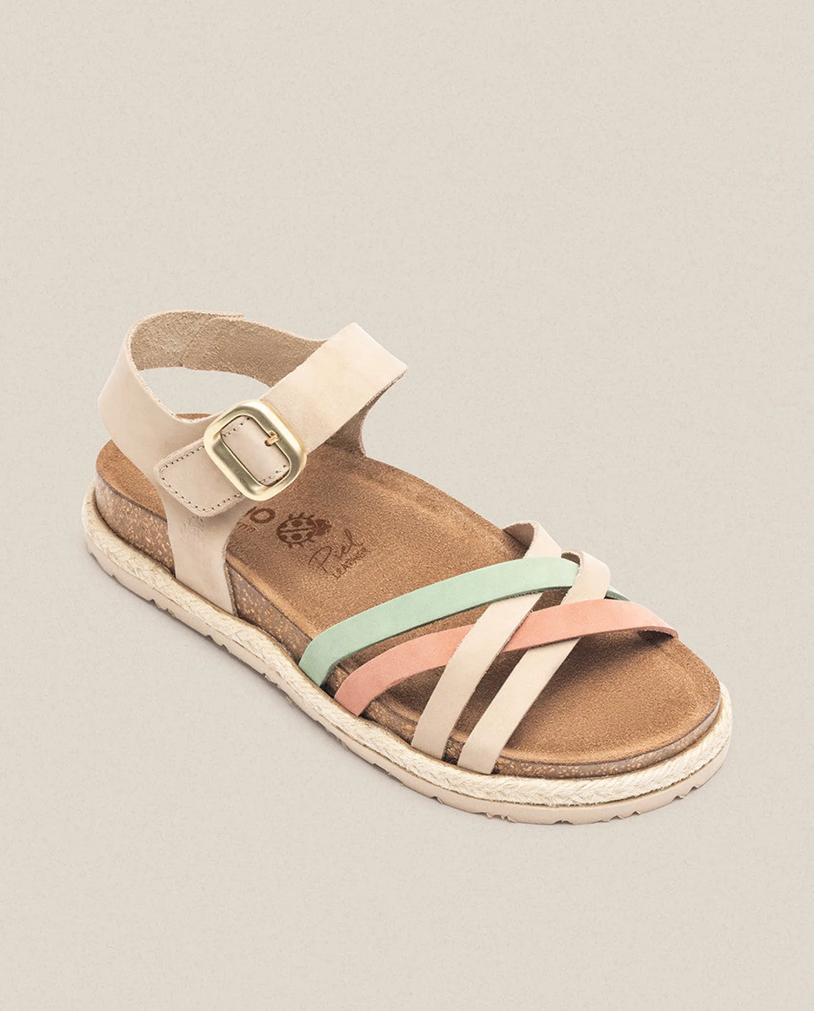 Mujer Yokono Sandalias Planas|Sandalia Plana Arena 001 Beige