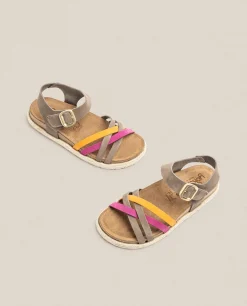 Mujer Yokono Sandalias Planas|Sandalia Plana Arena 001 Rosa