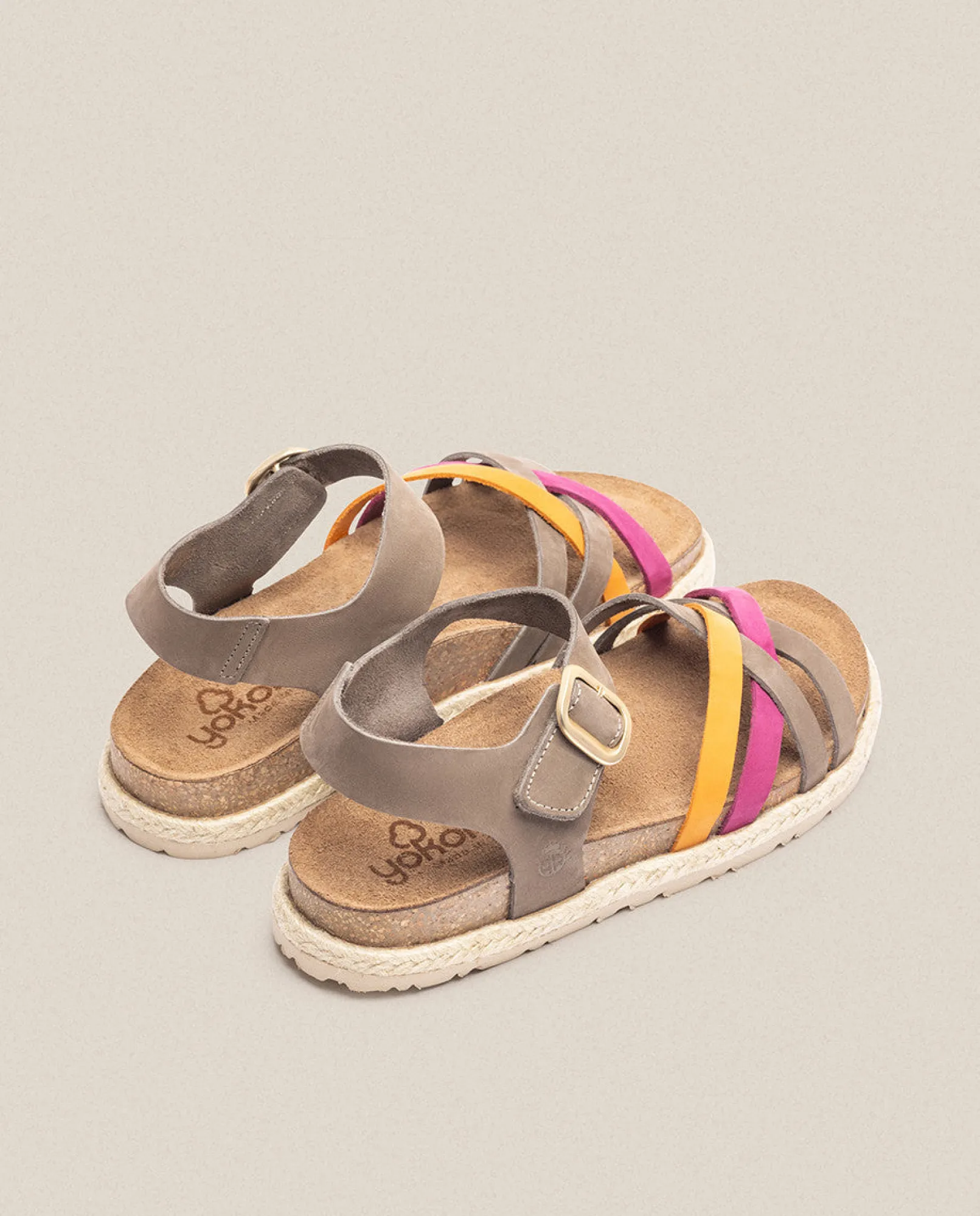 Mujer Yokono Sandalias Planas|Sandalia Plana Arena 001 Rosa