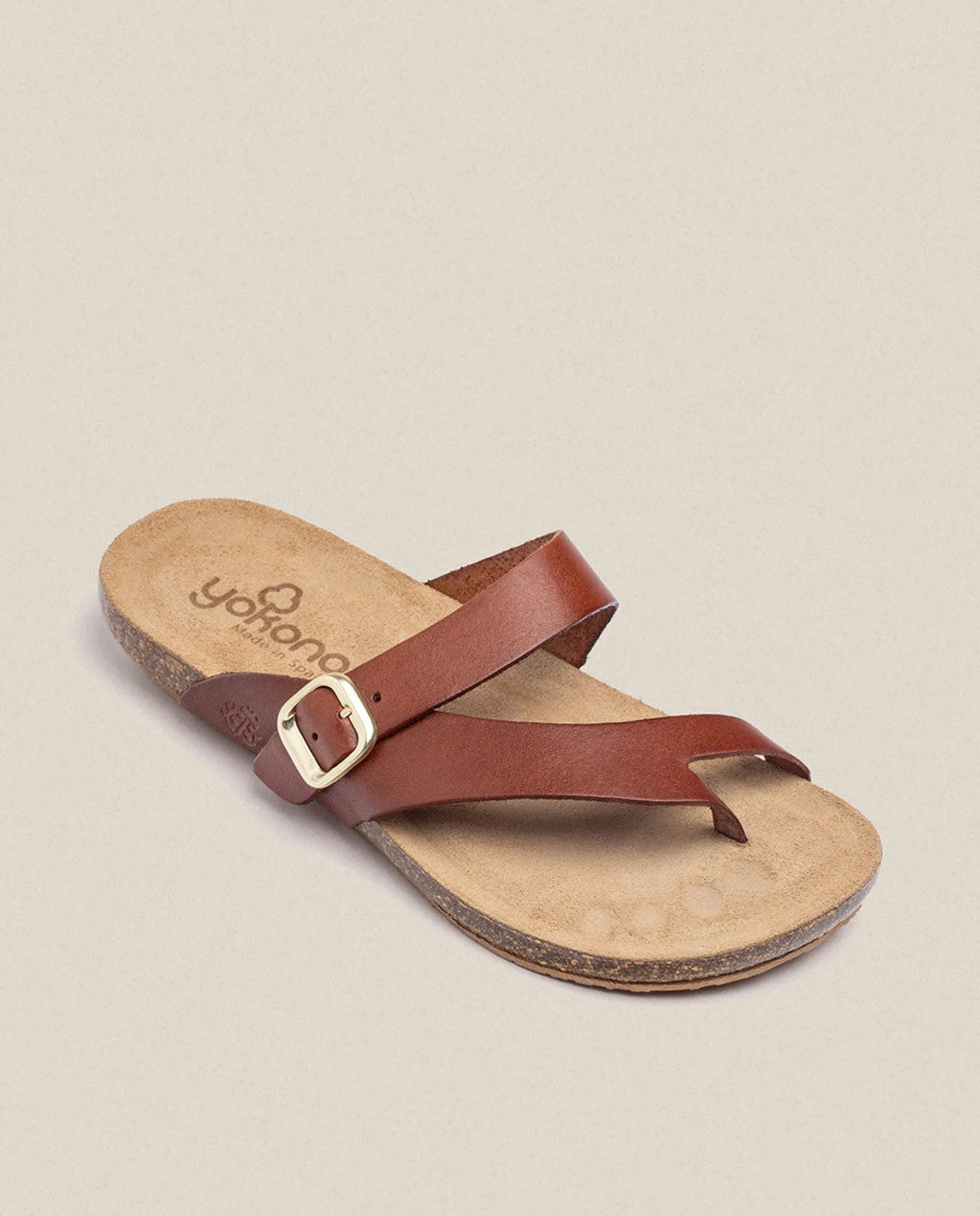 Mujer Yokono Sandalias Planas|Sandalia Plana Ibiza 013 Marrón