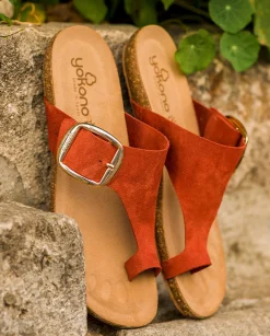 Mujer Yokono Sandalias Planas|Sandalia Plana Ibiza 205 Naranja