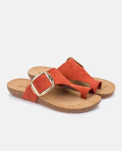 Mujer Yokono Sandalias Planas|Sandalia Plana Ibiza 205 Naranja
