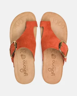 Mujer Yokono Sandalias Planas|Sandalia Plana Ibiza 205 Naranja