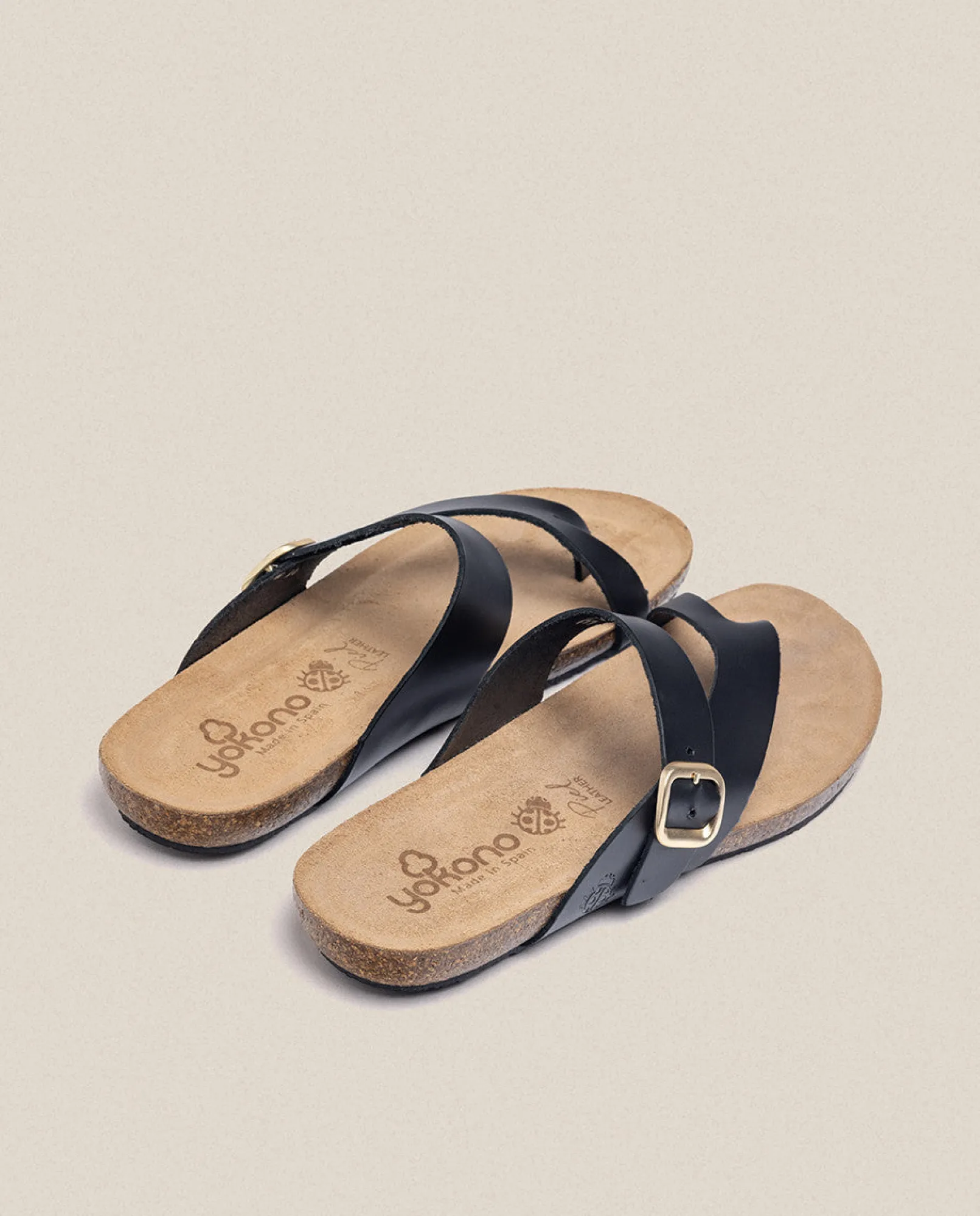 Mujer Yokono Sandalias Planas|Sandalia Plana Ibiza 013 Negro