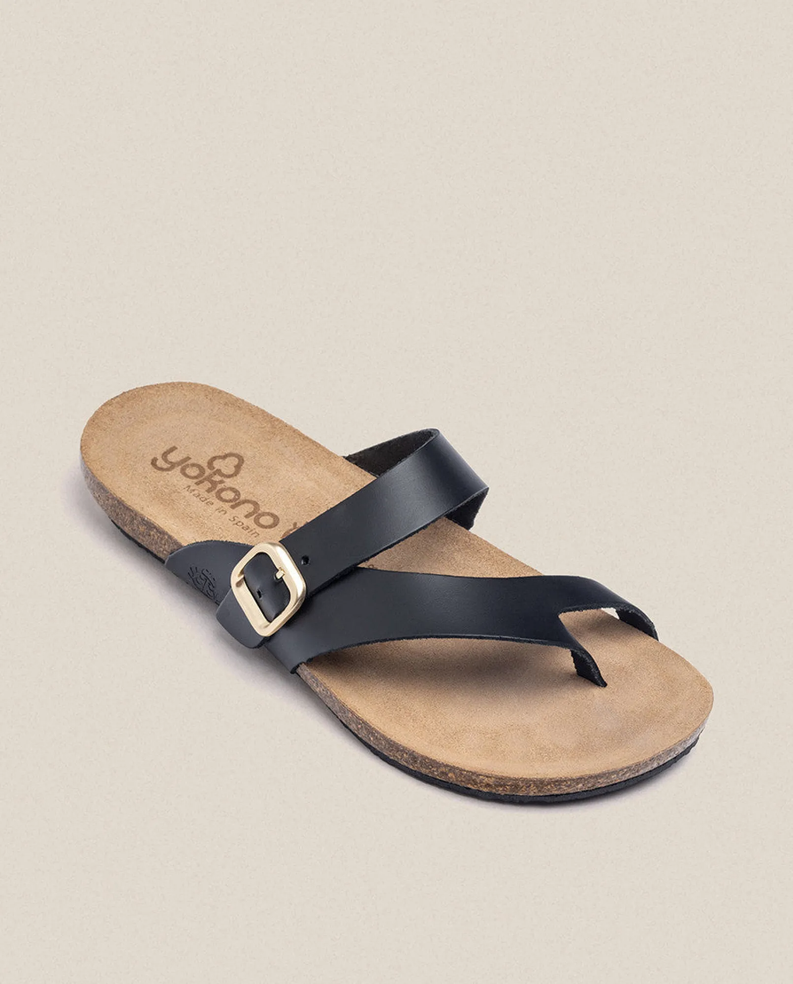 Mujer Yokono Sandalias Planas|Sandalia Plana Ibiza 013 Negro