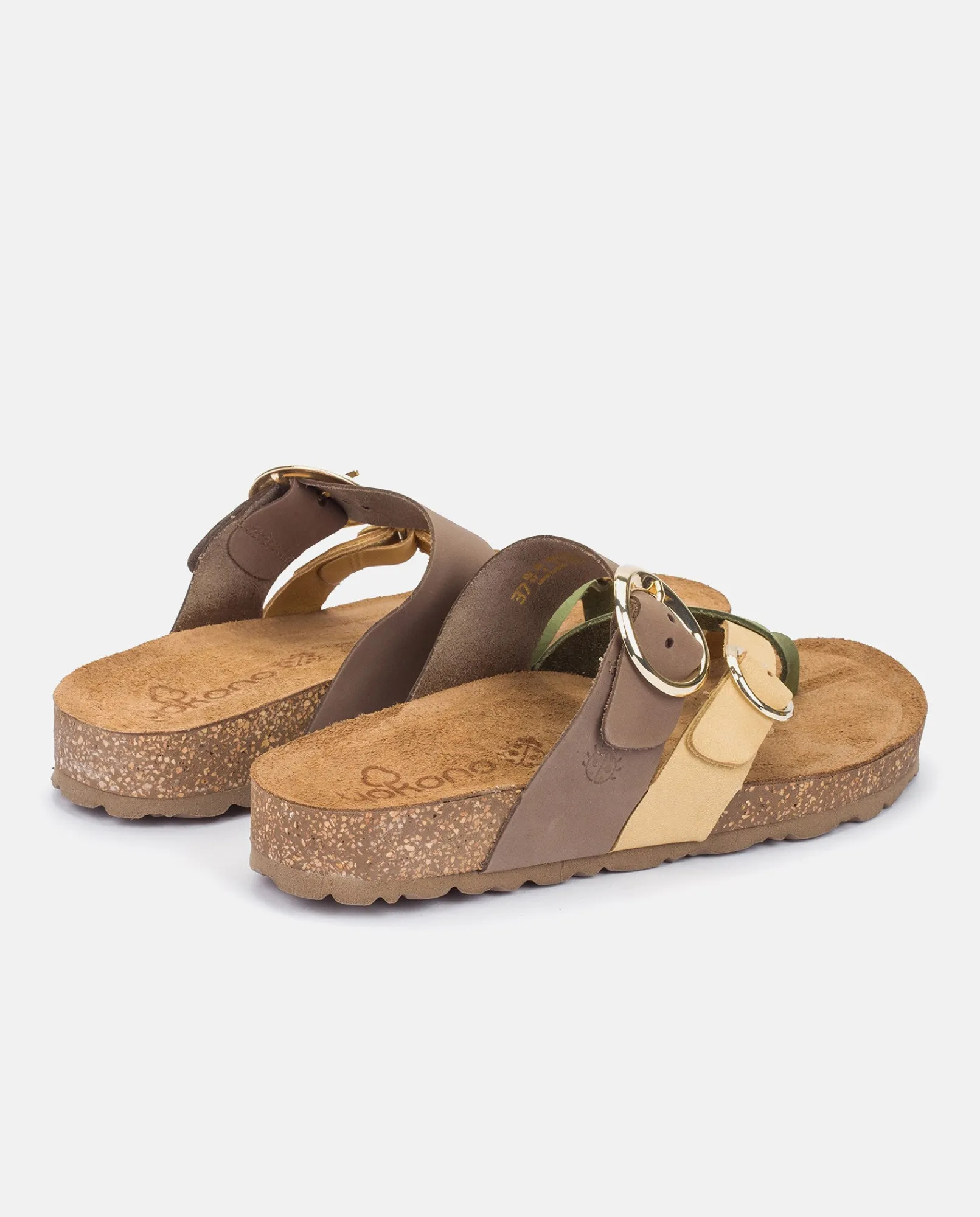 Mujer Yokono Sandalias Planas|Sandalia Plana Jerba 122 Amarillo