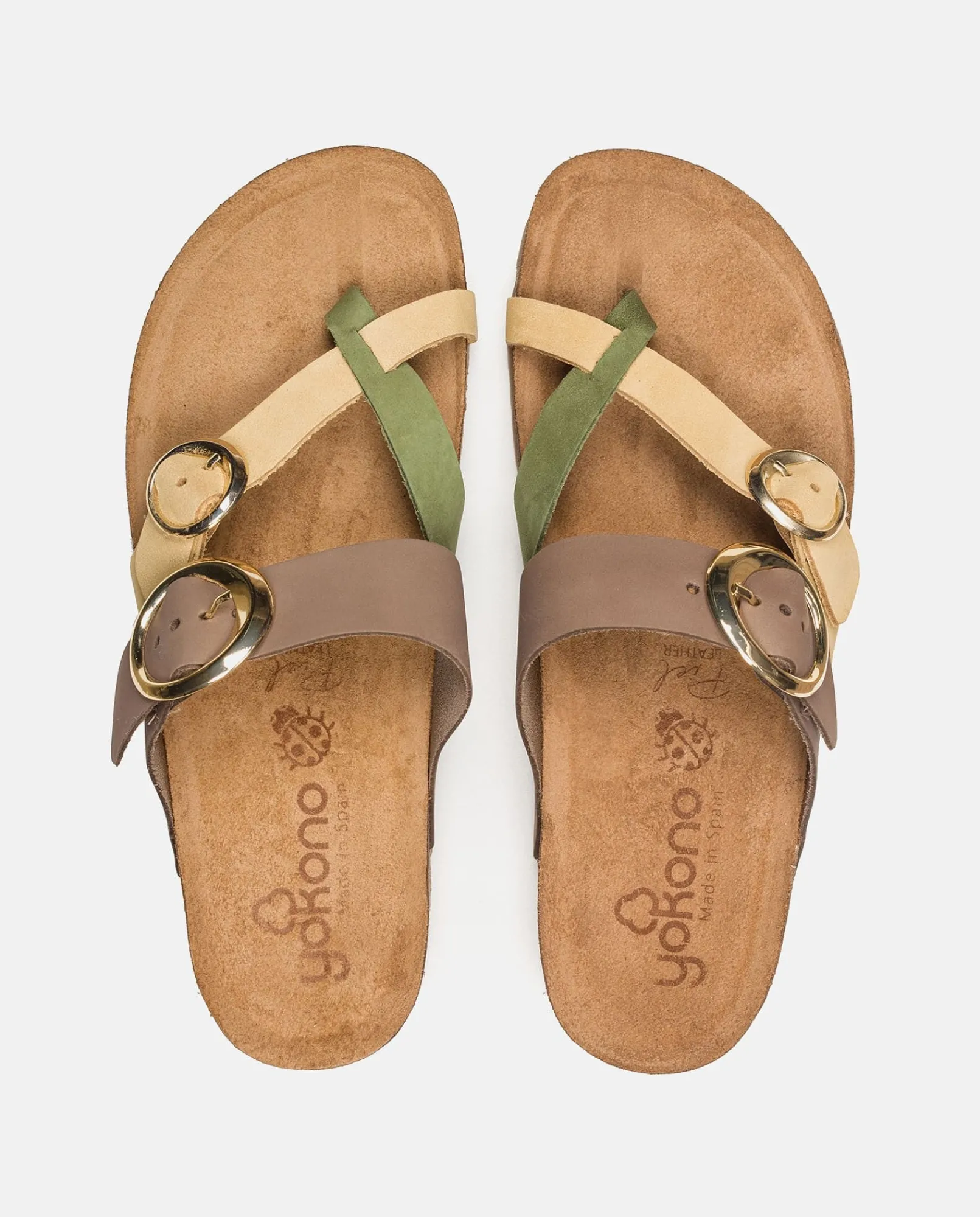 Mujer Yokono Sandalias Planas|Sandalia Plana Jerba 122 Amarillo