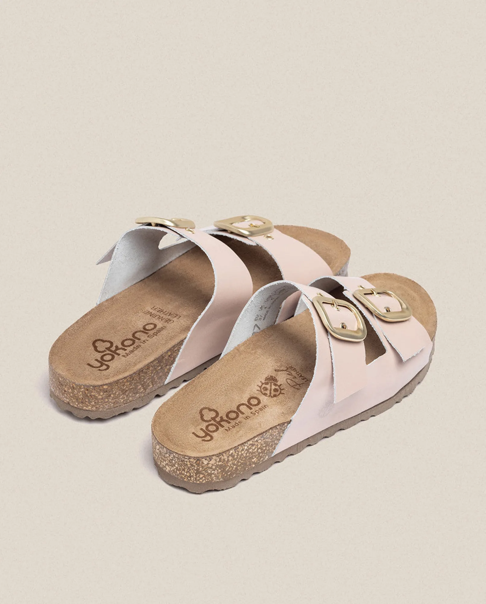 Mujer Yokono Sandalias Planas|Sandalia Plana Jerba 136 Beige