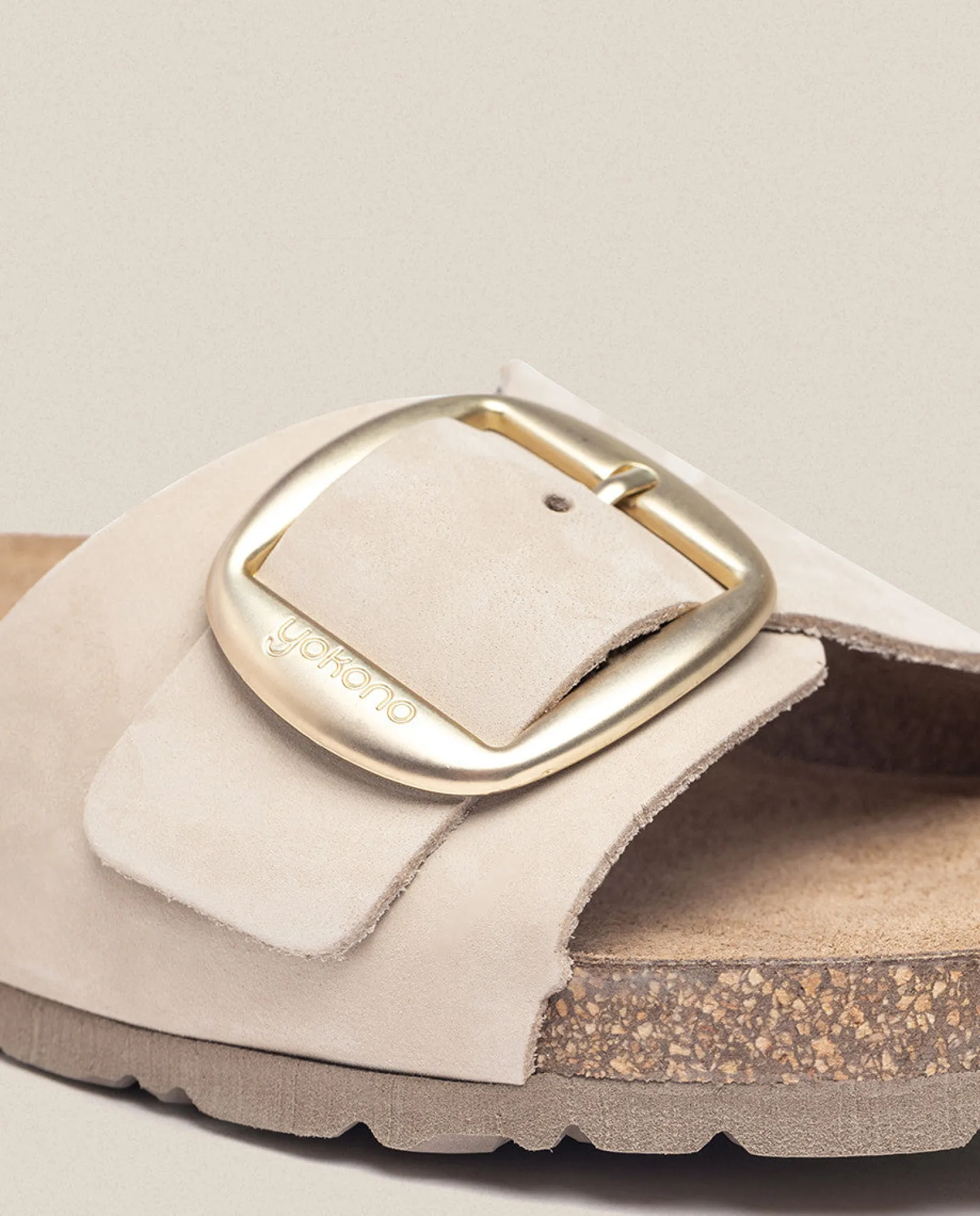 Mujer Yokono Sandalias Planas|Sandalia Plana Jerba 114 Beige