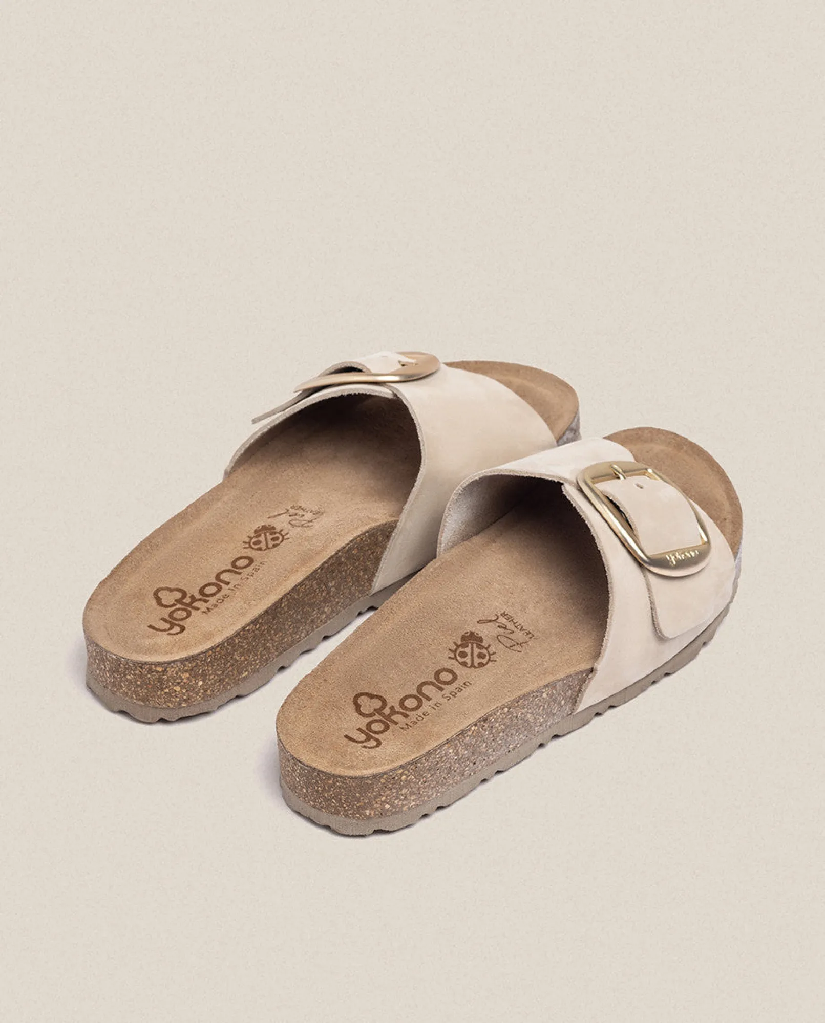 Mujer Yokono Sandalias Planas|Sandalia Plana Jerba 114 Beige