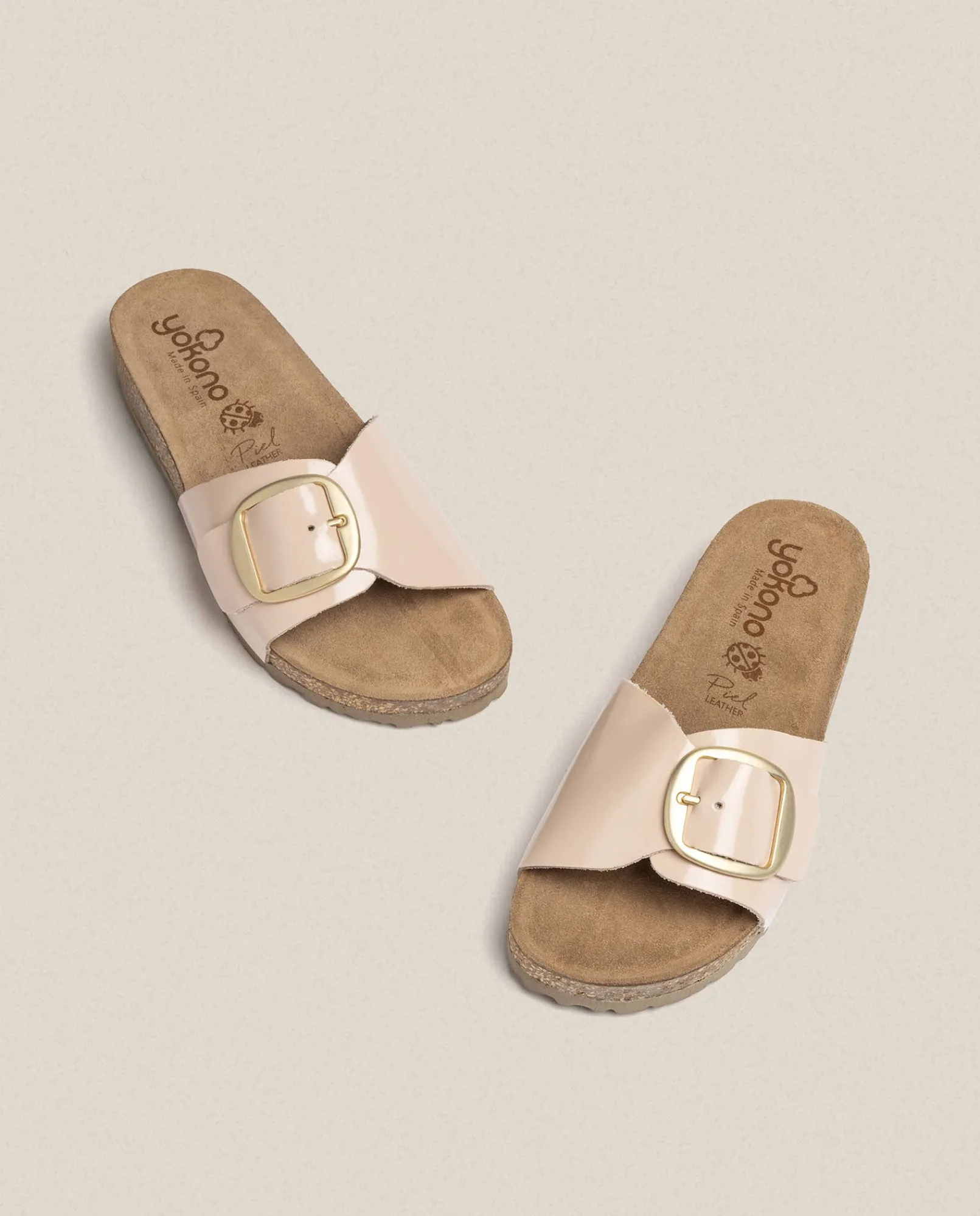 Mujer Yokono Sandalias Planas|Sandalia Plana Jerba 114 Beige