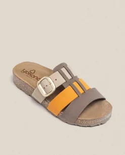 Mujer Yokono Sandalias Planas|Sandalia Plana Jerba 137 Naranja