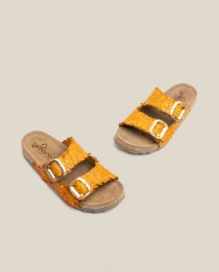 Mujer Yokono Sandalias Planas|Sandalia Plana Jerba 143 Naranja