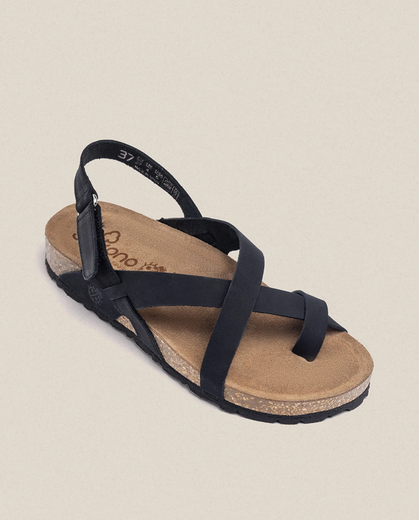 Mujer Yokono Sandalias Planas|Sandalia Plana Jerba 718 Negro