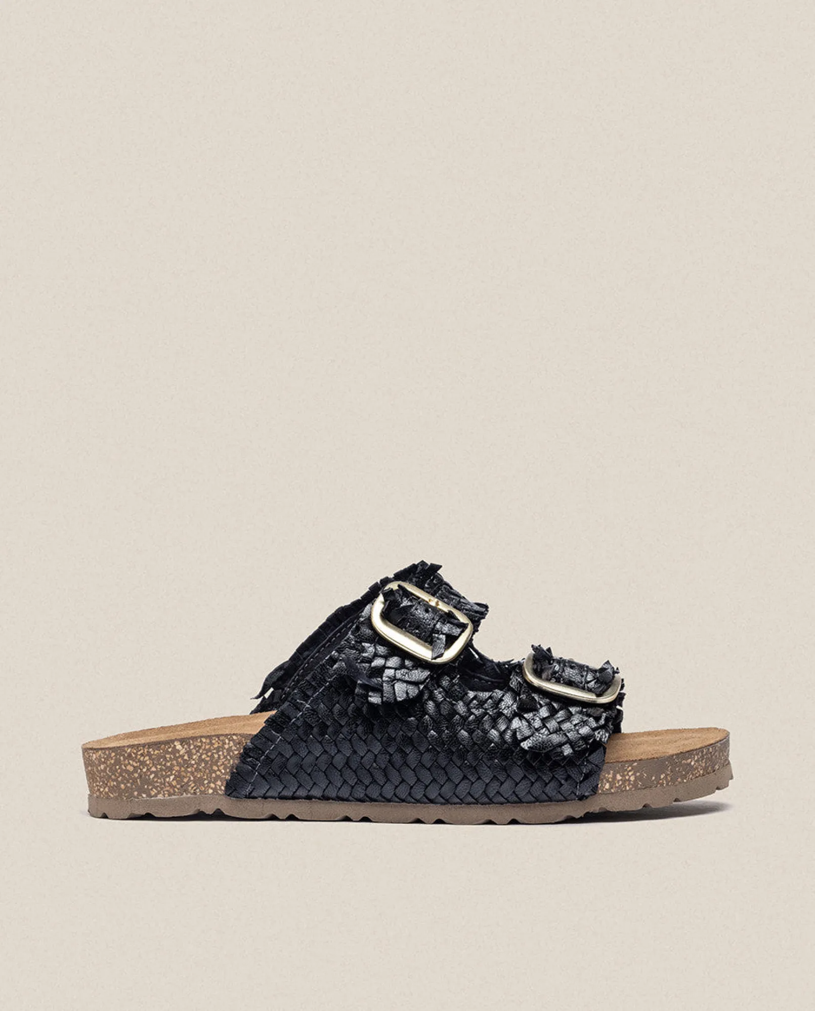 Mujer Yokono Sandalias Planas|Sandalia Plana Jerba 143 Negro
