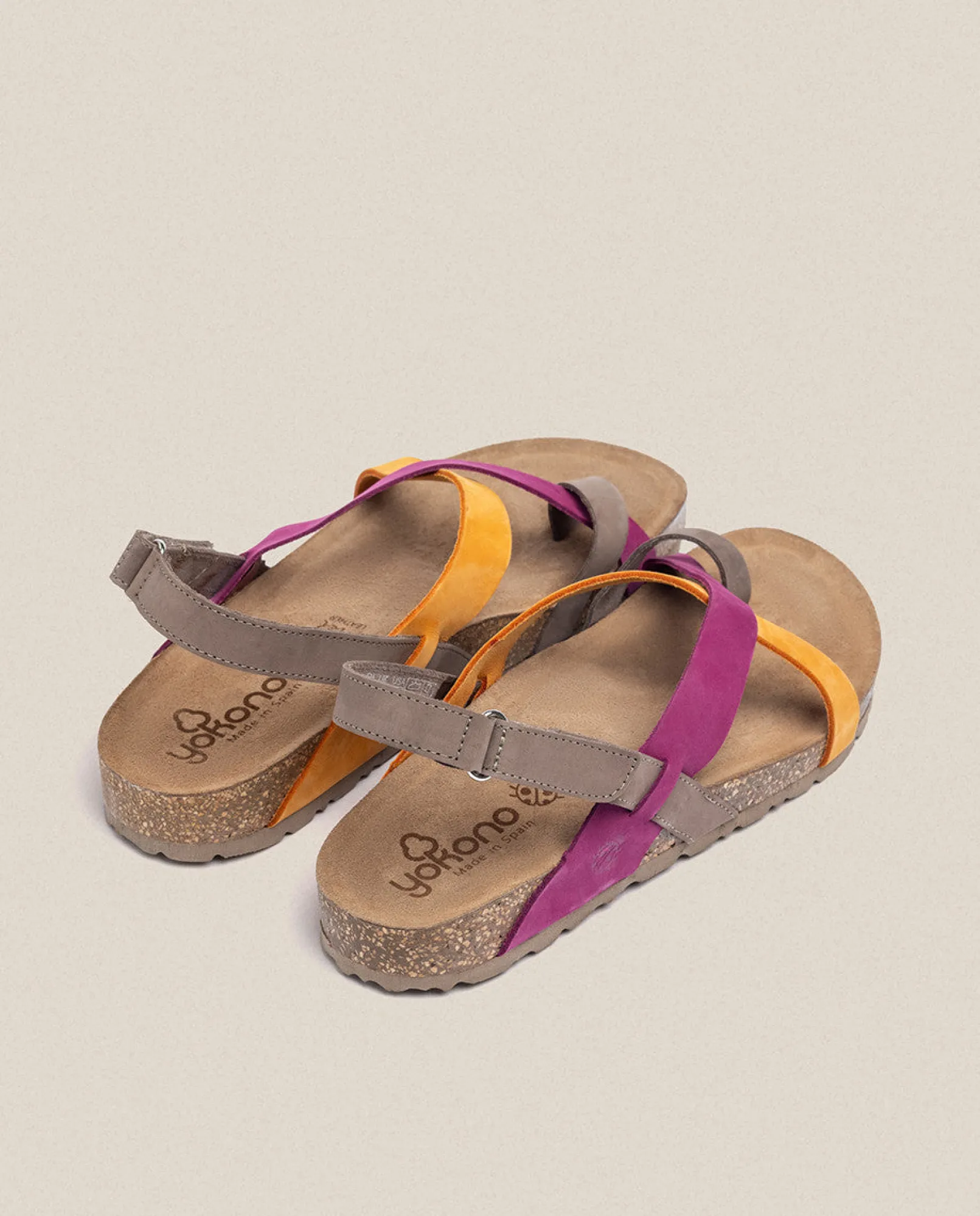 Mujer Yokono Sandalias Planas|Sandalia Plana Jerba 718 Rosa