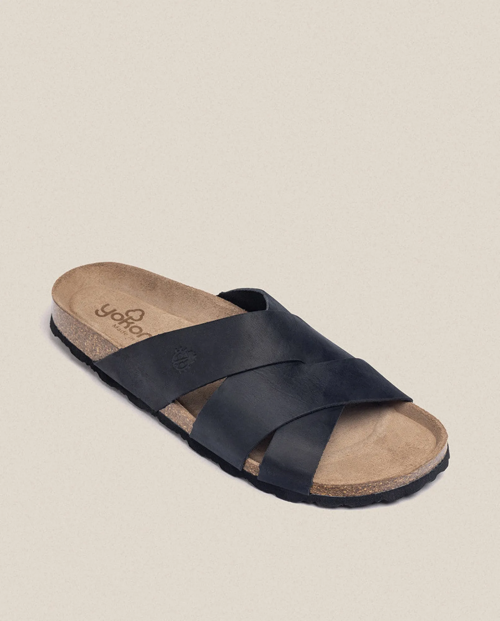 Hombre Yokono Sandalias|Sandalia Plana Macam 217 Negro