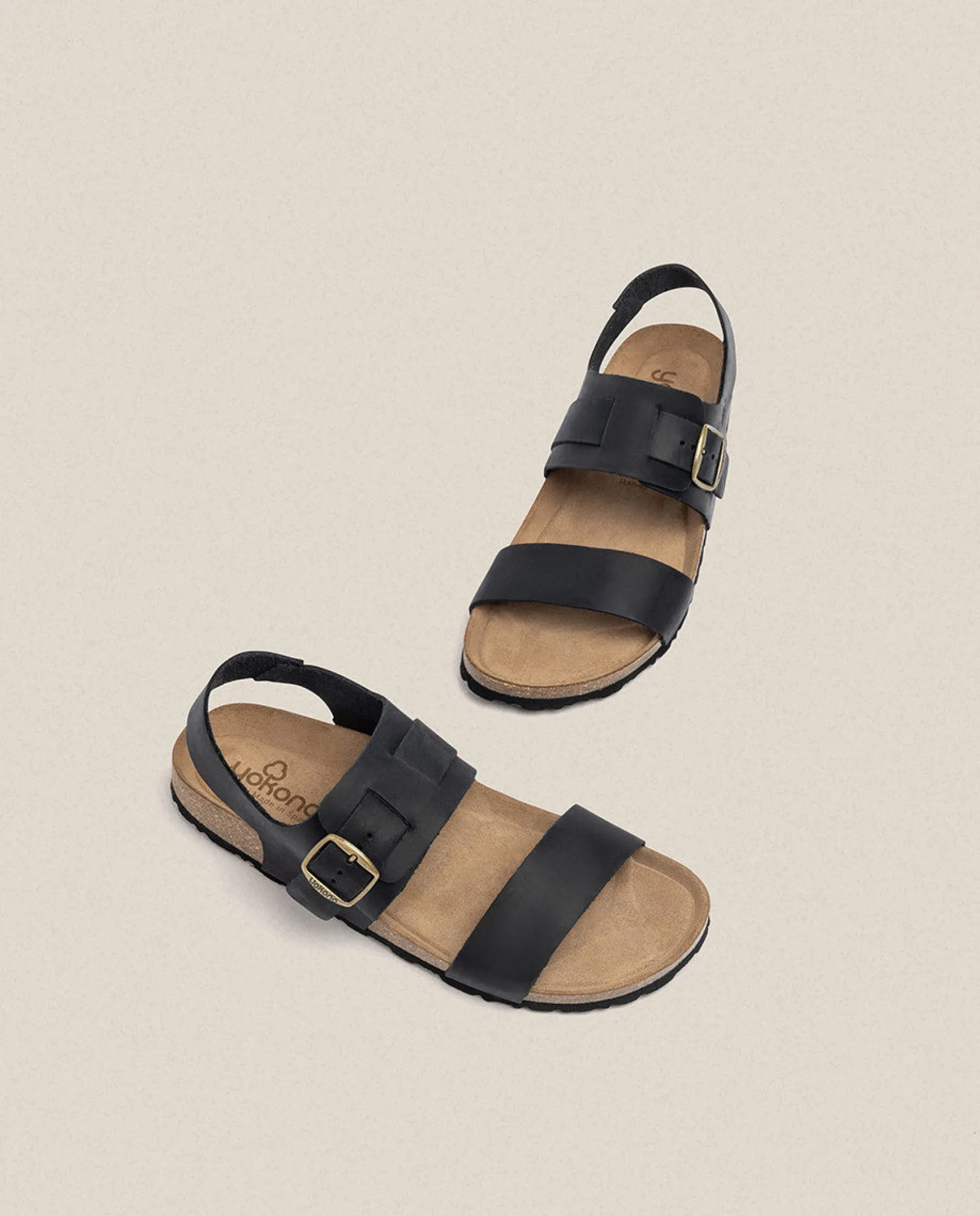 Hombre Yokono Sandalias|Sandalia Plana Macam 216 Negro