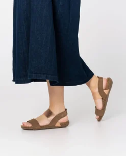 Mujer Yokono Sandalias Planas|Sandalia Plana Manacor 001 Marron