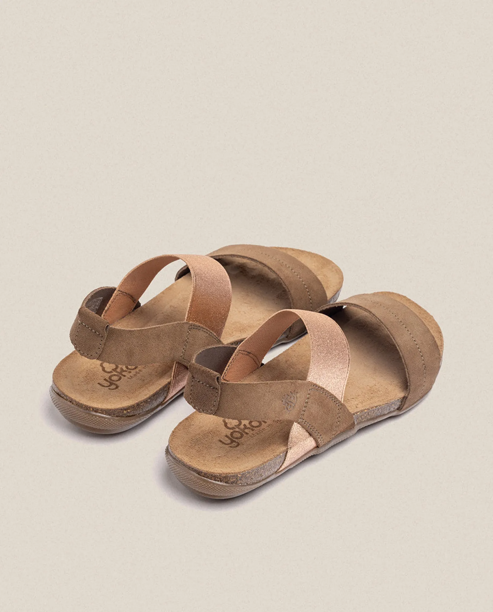 Mujer Yokono Sandalias Planas|Sandalia Plana Manacor 001 Marron