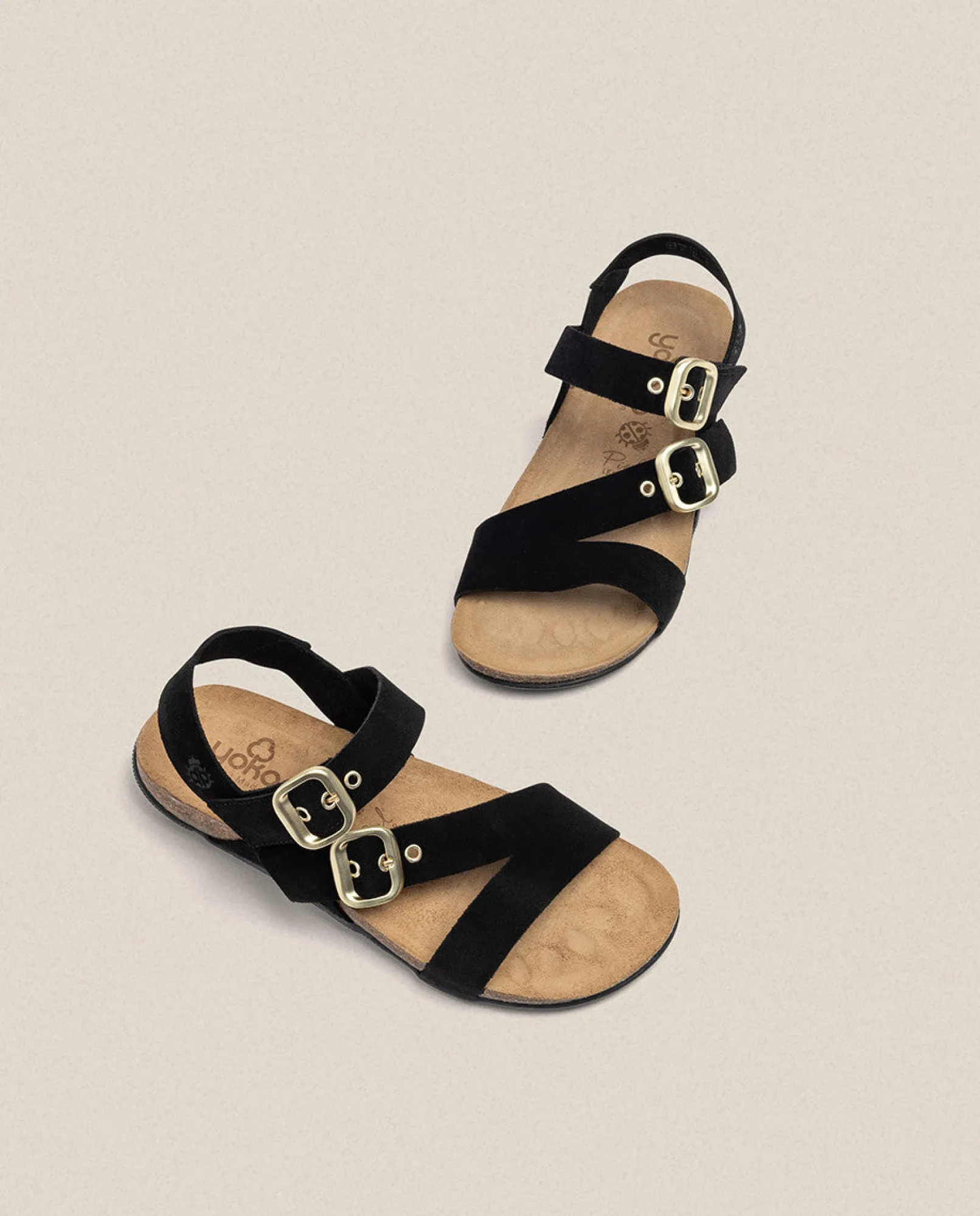 Mujer Yokono Sandalias Planas|Sandalia Plana Manacor 023 Negro