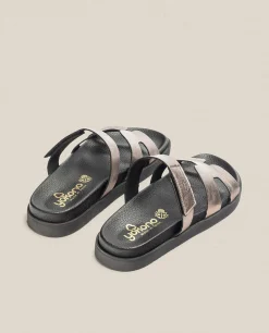 Mujer Yokono Sandalias Planas|Sandalia Plana Morena 125 Gris