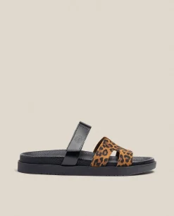 Mujer Yokono Sandalias Planas|Sandalia Plana Morena 125 Leopardo