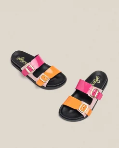 Mujer Yokono Sandalias Planas|Sandalia Plana Morena 004 Rosa