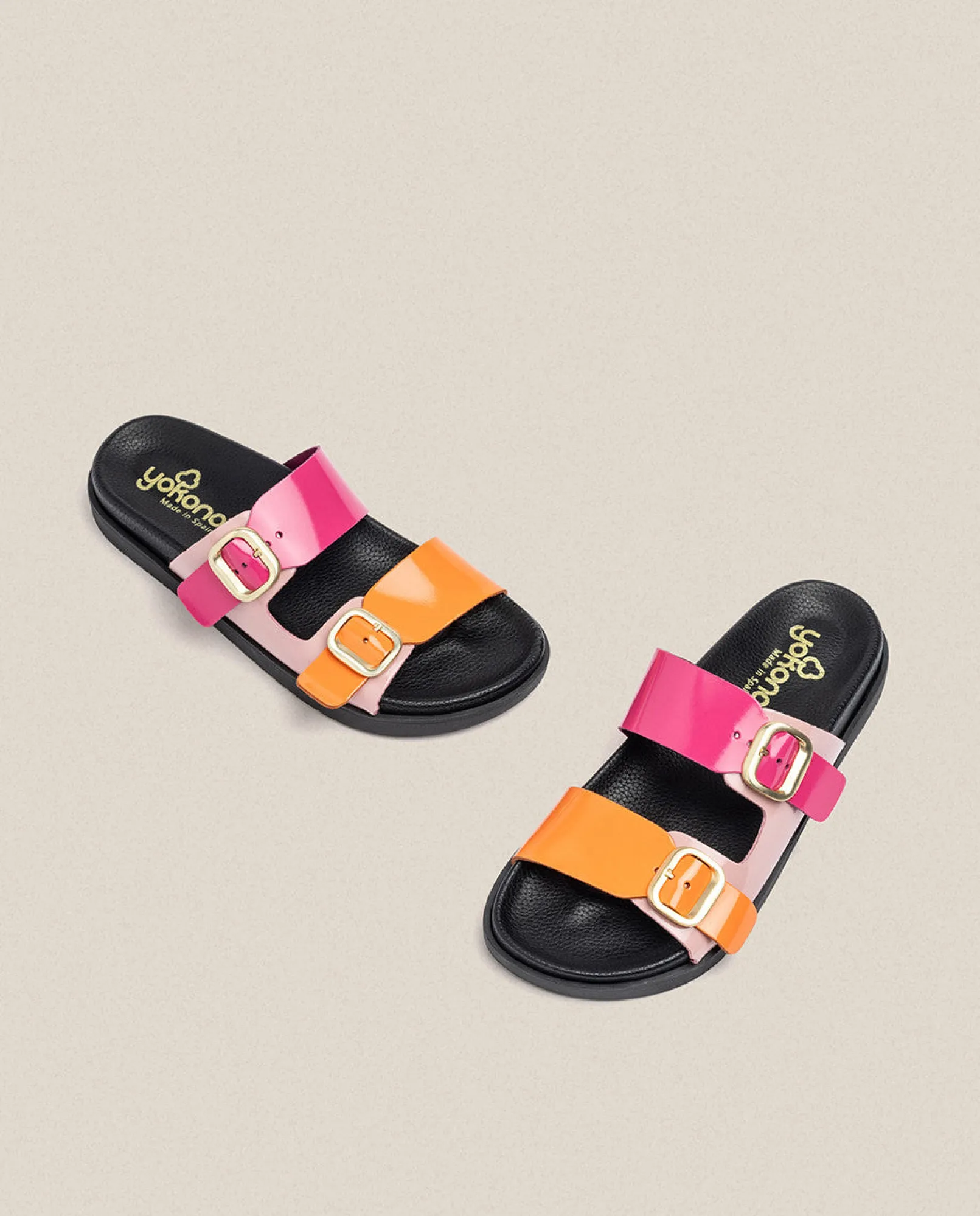 Mujer Yokono Sandalias Planas|Sandalia Plana Morena 004 Rosa