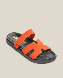 Mujer Yokono Sandalias Planas|Sandalia Plana Morena 125 Rojo