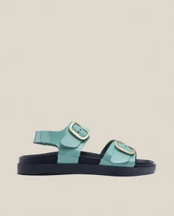 Mujer Yokono Sandalias Planas|Sandalia Plana Morena 002 Verde
