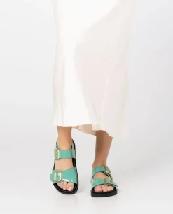 Mujer Yokono Sandalias Planas|Sandalia Plana Morena 002 Verde