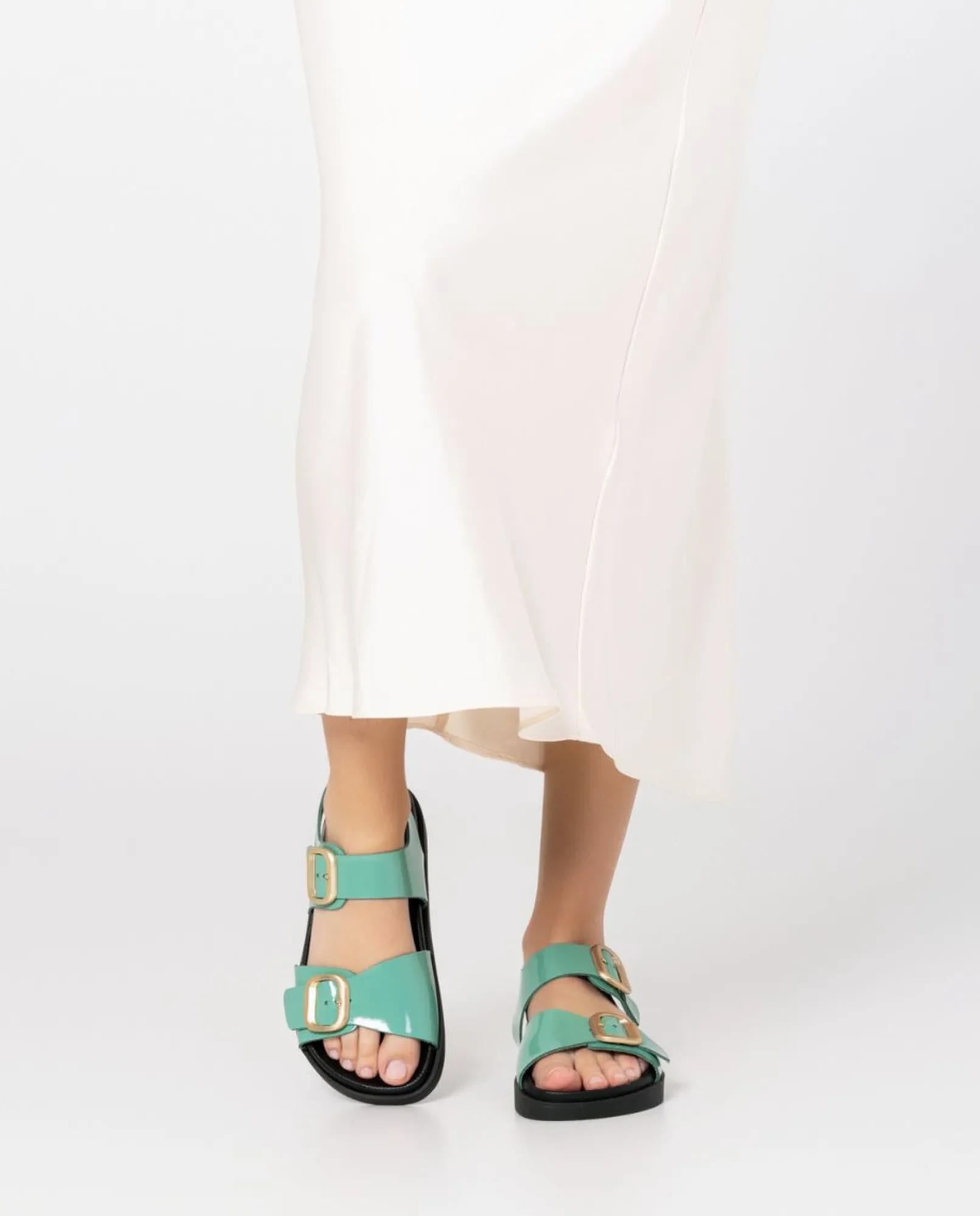 Mujer Yokono Sandalias Planas|Sandalia Plana Morena 002 Verde