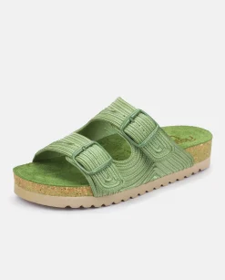 Mujer Yokono Sandalias Planas|Sandalia Plana Noja 003 Verde