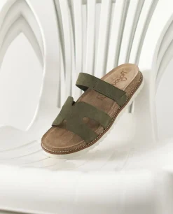 Mujer Yokono Sandalias Planas|Sandalia Plana Petra 125 Verde