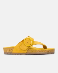 Mujer Yokono Sandalias Planas|Sandalia Plana Rolan 113 Amarillo