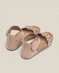 Mujer Yokono Sandalias Planas|Sandalia Plana Villa 086 Beige