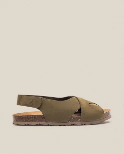 Mujer Yokono Sandalias Planas|Sandalia Plana Villa 175 Verde