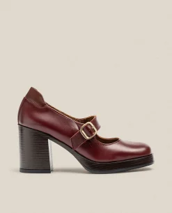Mujer Yokono Zapatos|Zapato De Tacón KOLIN-010 Burdeos