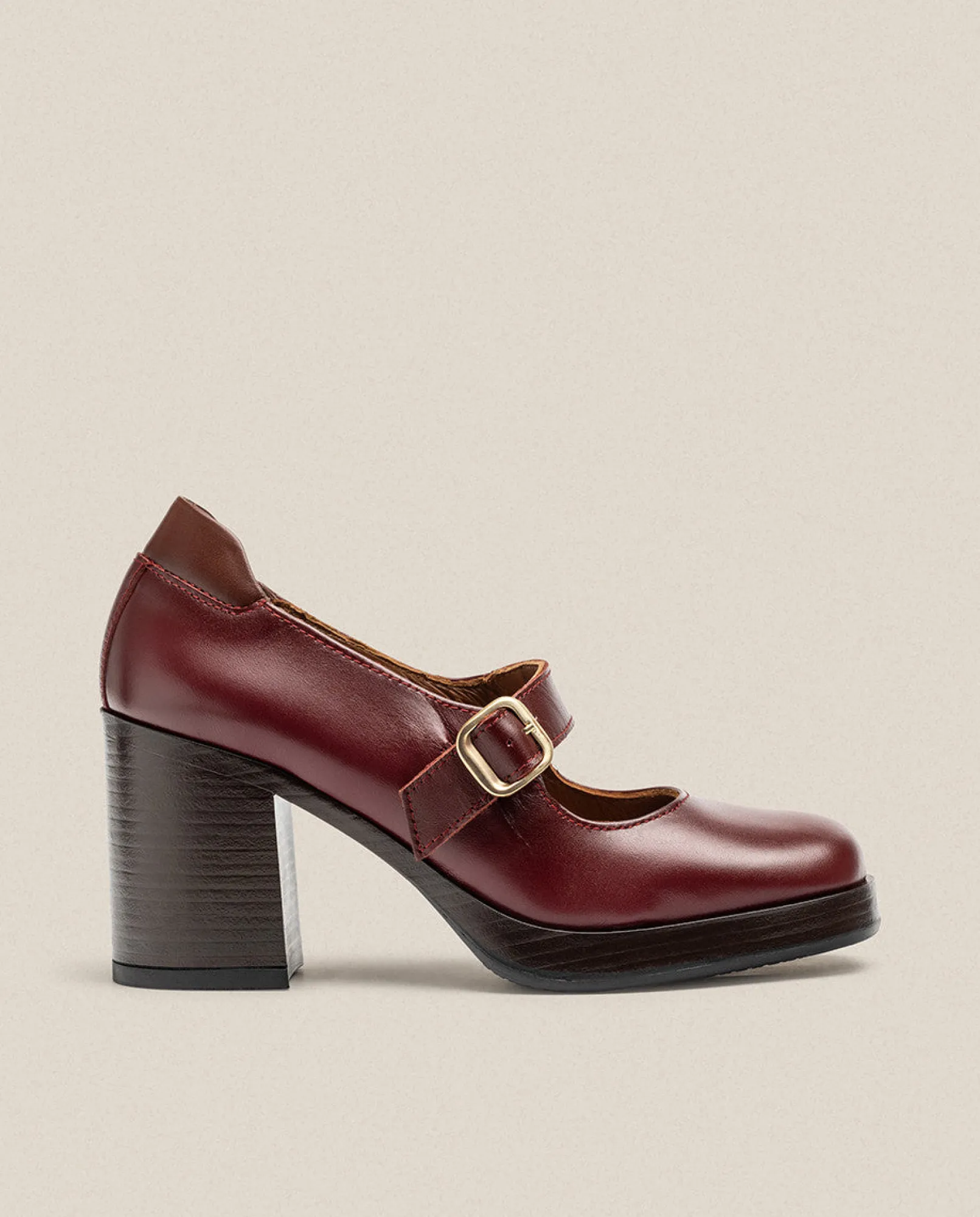Mujer Yokono Zapatos|Zapato De Tacón KOLIN-010 Burdeos