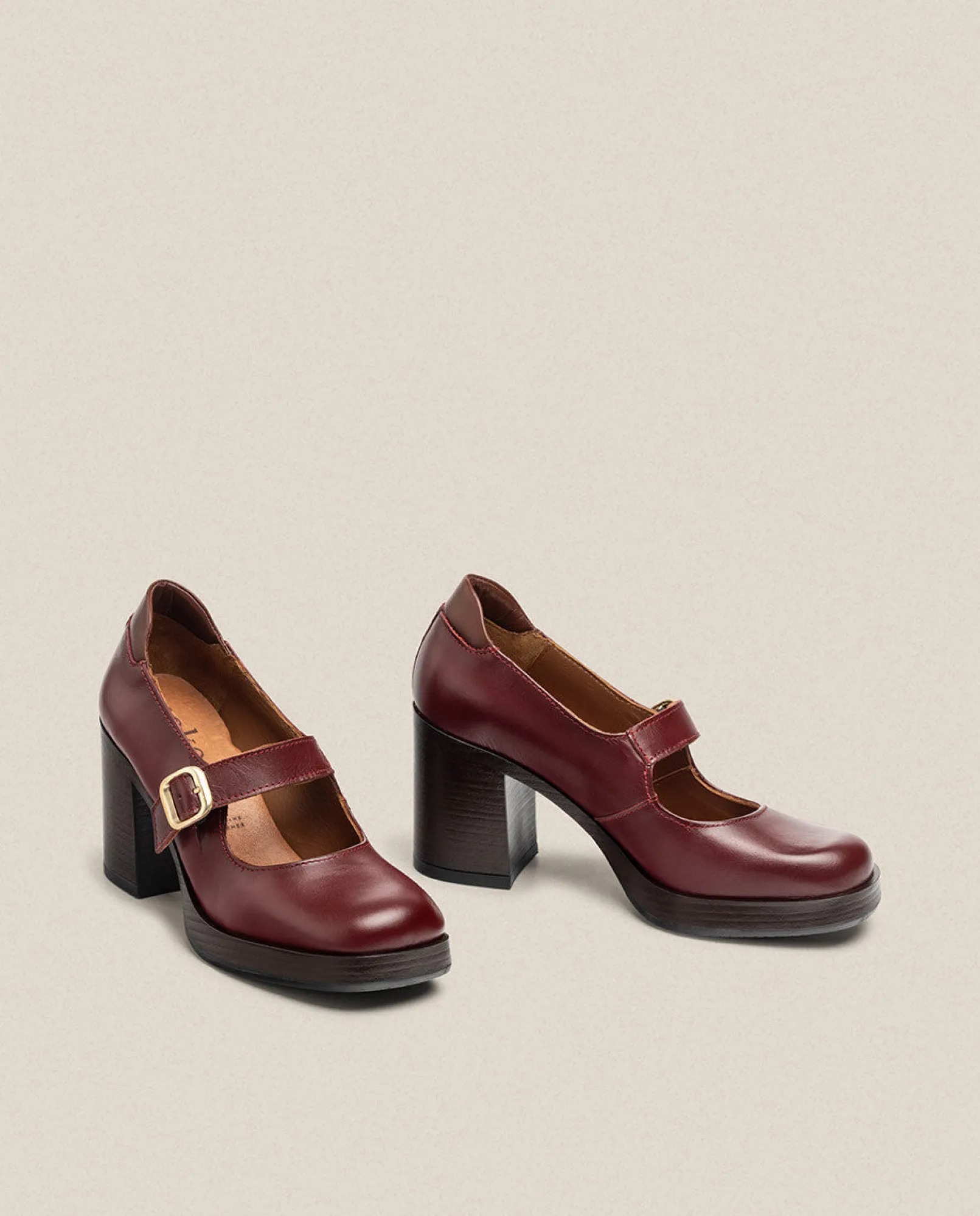 Mujer Yokono Zapatos|Zapato De Tacón KOLIN-010 Burdeos